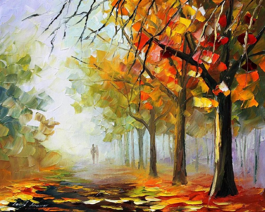 autumn__s_touch_leonid_afremov_by_leonidafremov-d35godi