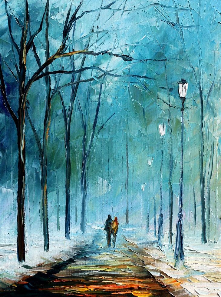 foggy_stroll___leonid_afremov_by_leonidafremov-d2zbl5q